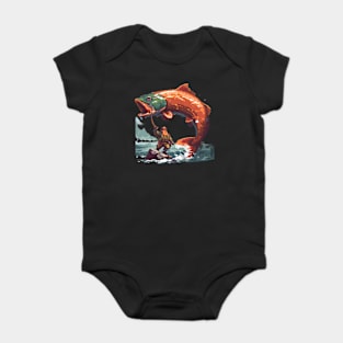 Pixelated Pike Artistry Baby Bodysuit